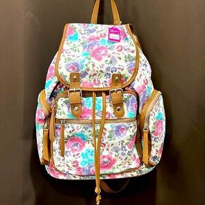 Candie’s Floral Backpack, NWT